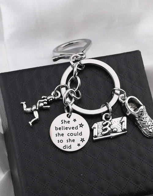 Load image into Gallery viewer, Runner Gifts Running Gift Runner Keychain Jewelry Running Gifts
