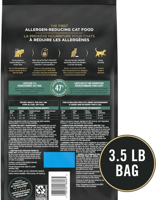Load image into Gallery viewer, Purina Pro Plan Liveclear with Probiotics Allergen Reducing Adult Dry Cat Food &amp; Cat Shampoo
