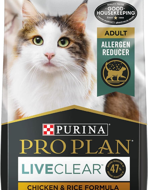 Load image into Gallery viewer, Purina Pro Plan Liveclear with Probiotics Allergen Reducing Adult Dry Cat Food &amp; Cat Shampoo
