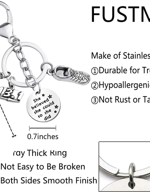 Load image into Gallery viewer, Runner Gifts Running Gift Runner Keychain Jewelry Running Gifts
