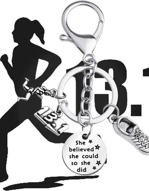Load image into Gallery viewer, Runner Gifts Running Gift Runner Keychain Jewelry Running Gifts
