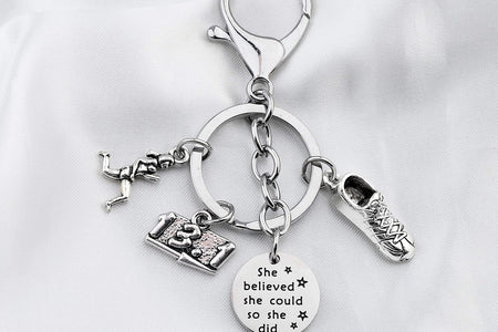 Runner Gifts Running Gift Runner Keychain Jewelry Running Gifts